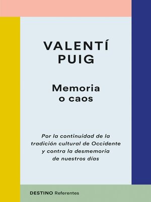 cover image of Memoria o caos